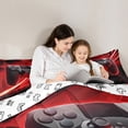 thumbnail image 5 of Castle Fairy Kids Boys Gamer Gamepads Twin Comforter Sets,Abstract Geometric Bedding Set, 5 of 8
