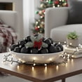 thumbnail image 3 of Northlight 12ct Shatterproof Shiny Christmas Ball Ornament Set 4" - Black, 3 of 4