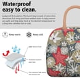 thumbnail image 3 of Lunch Bag Lunch Box for Women Reusable Insulated Lunch Bags,Water-Resistant Starfish and Sea Shells Cooler Lunch Tote Bag, Large Capacity for Work Travel Picnic, 3 of 6