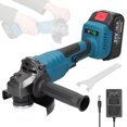 thumbnail image 1 of 21V 125mm M14 Angle Grinder Brushless Motor Multifunctional Lithium Cutting Machine Utility Power Tool for Cutting Polishing Ceramic Tile Wood Stone Steel, 1 of 7