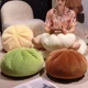 thumbnail image 1 of Moño de peluche de dibujos animados al vapor, almohada de felpa, cojín de sofá perezoso, decoración de habitación, juguetes de peluche, regalo de cumpleaños de Navidad795, 1 of 5