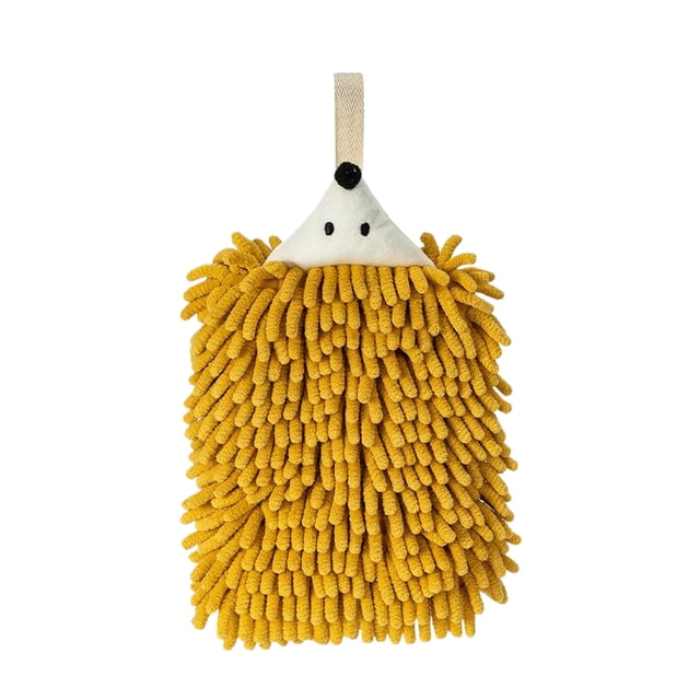 Toalla de mano de dibujos animados Matsuzay colgante absorbente Amarillo