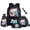 Axolotl Planets, variant on XYZCANDO Baseball Glove 5 Piece School Backpack Set with Lunch Box Pencil Case Water Bottle Bag Holder Lanyard Keychain for Boys Elementary Middle High School