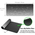 thumbnail image 6 of Computer Desk Mat XXL Mousepad Big Mouse Pad Gaming Desk Mats Office Pad Non-Slip Rubber Base Waterproof with Stitched Edges 35.4 X 15.7 for Game Office, White Grey Geometric, 6 of 6