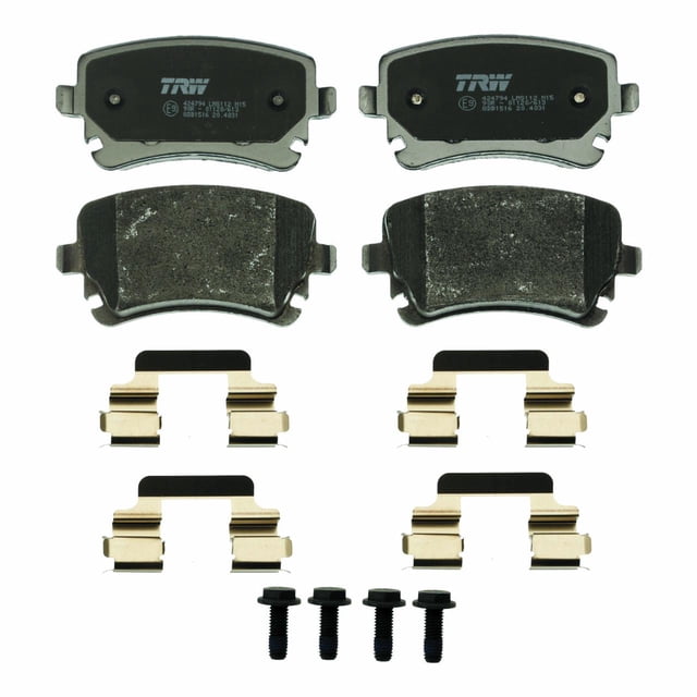 Balatas Bajos Metales Tt 2008 A 2014 Audi Traseras TRW .