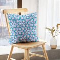 thumbnail image 5 of LALILO Throw Pillow Covers Kaleidoscope Ethnic With Blue Navy Cushion Cover 18" x 18", 3712 Pack, 5 of 6