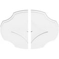 thumbnail image 7 of 18"OD x 1"ID x 6 1/4"C x 1"P Percival Architectural Grade PVC Contemporary Ceiling Medallion, Two Piece, 7 of 7