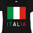 thumbnail image 4 of Inktastic Italy Flag & Italia Black Border Boys or Girls Baby Bodysuit, 4 of 5