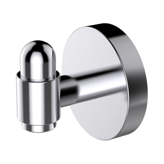 Eviva Bullet Towel or Robe Hook Round Design (Brushed Nickel) Bathroom Accessories