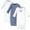 Cloud Mobile Blue, variant on Infant Boy Cotton Gowns, Cool Little Dude, Preemie/Newborn