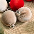 thumbnail image 3 of christmas tree Christmas Velvet 6cm Christmas Ball Exquisite Premium Silk Velvet Christmas Decorative Ball Christmas Pendant 15pcs, 3 of 4