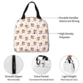 thumbnail image 3 of Pofeuu Squirrel And Rose Print Lunch Bag Lunch Box Large Capacity Insulated Lunch Bag for Adult, Leakproof Reusable Lunch Tote Bags for Work, 3 of 5
