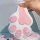 thumbnail image 4 of Handmade Taba Squishy Large Cat, Giant Paw Squishy for Adult Children - Perfect blue blue, 4 of 5