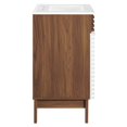 thumbnail image 4 of Modway Render Bathroom Vanity in White Walnut White, 4 of 9