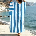 thumbnail image 3 of Dvprdro Womens Boho V Neck Color Blocked 3/4 Sleeve Side Slit Loose A Line Maxi Dress Casual Beach, 3 of 8