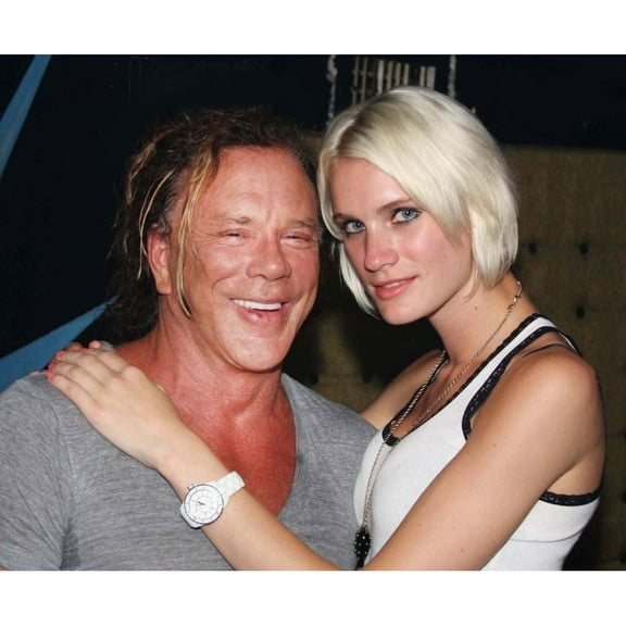 Mickey Rourke and Keira Smith 6-13-2008. Photo by JR Davis Poster Print