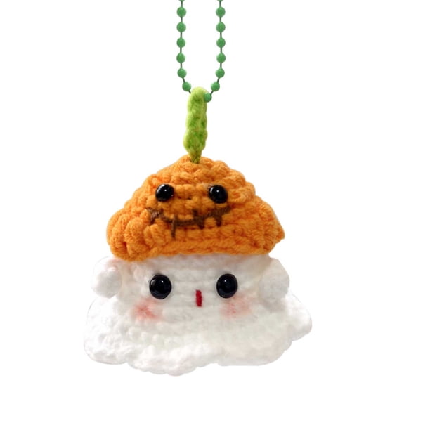 Bolsas de Regalo de Otoño Pequeño Fantasma Hecho a Mano Lindo Llavero Bolso Colgante de Coche Colgante Regalo Lindo Llavero para las Llaves Del Coche