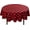 Red and Black, variant on Checkered Round Tablecloth 50 Inch - Waterproof & Wrinkle Resistant Washable Fabric Spring Table Cloth for Dining Room Party Outdoor Picnic, Yellow and White