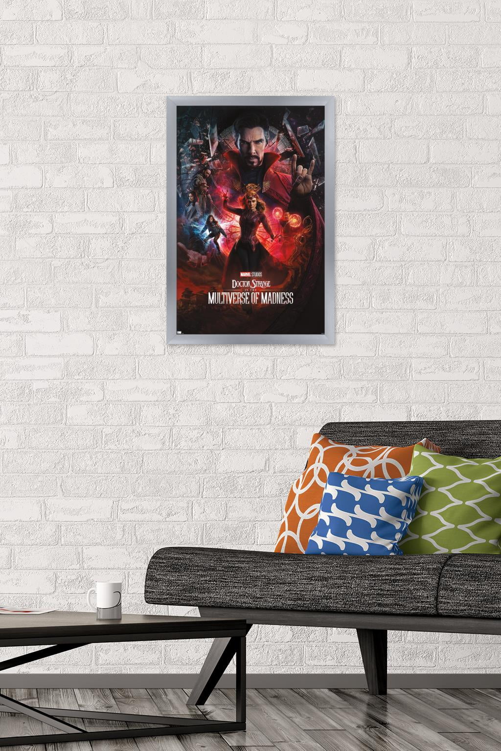 Marvel Doctor Strange in the Multiverse of Madness - One Sheet Variant Wall Poster, 14.725" x 22.375" Framed