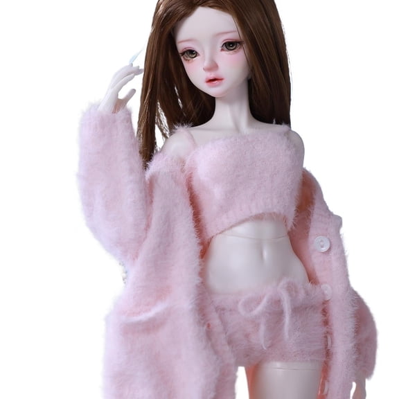 Bjd Clothes Suitable for 1/3 1/4 Bjd Doll Knitted Sweater Sweet Fashion Style Shugafairy Ball Jointed Doll Accessories