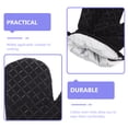 thumbnail image 4 of 1 Set Heat Resistant Oven Mitts Nonslip Hot Pads Pot Holders Cooking Apron for Home Kitchen, 4 of 6