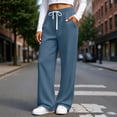 thumbnail image 4 of Women's Jogger Pants With Elastic Drawstring Wasit Pants Waist Multi-Pockets Casual Sweatpants For Active Gym Sessions, 4 of 7