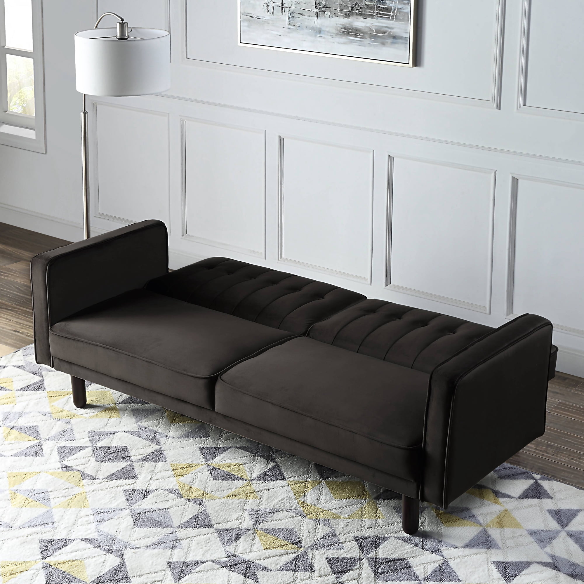 ACME Qinven Adjustable Sofa in Dark Brown