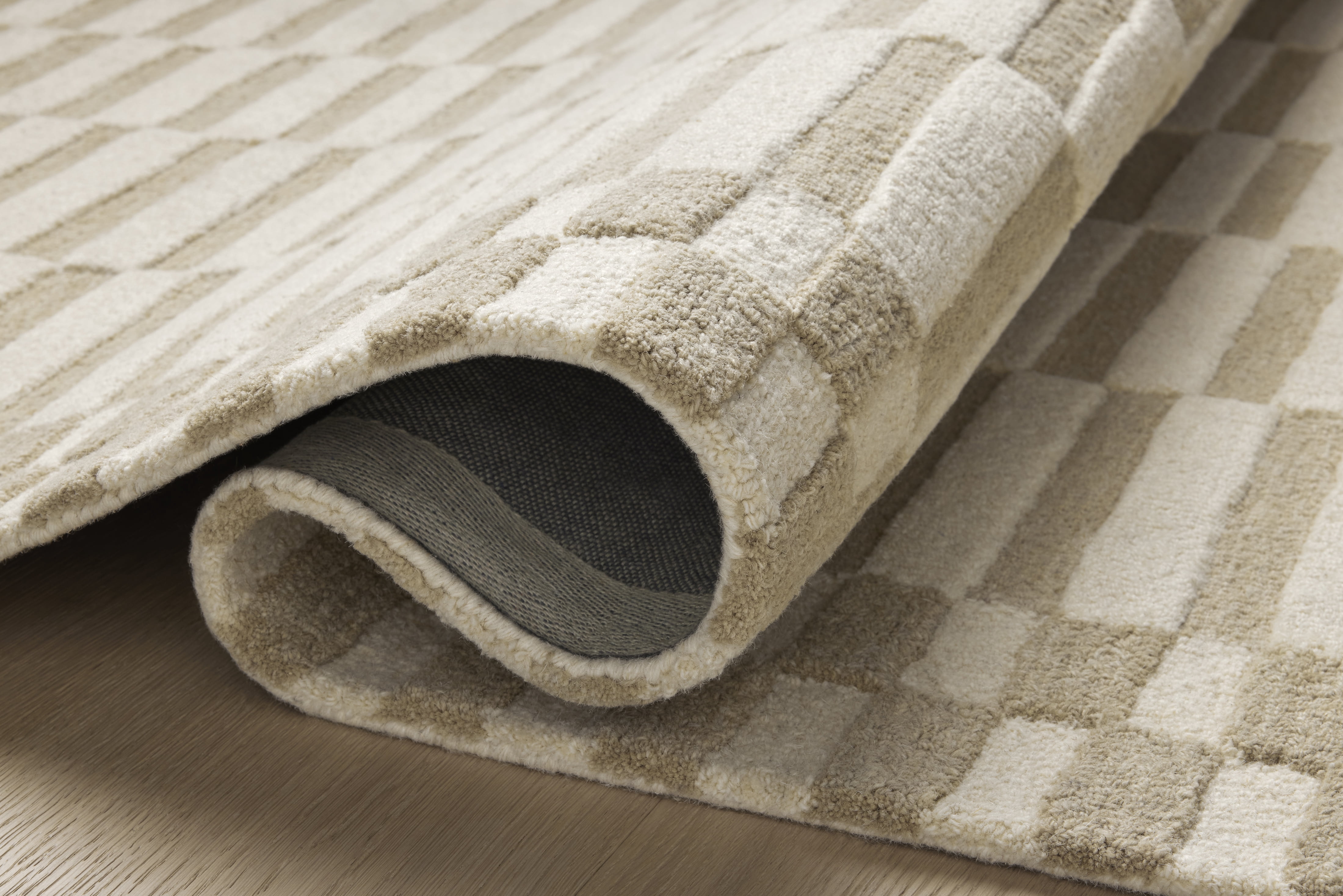 Chris Loves Julia x Loloi Bradley Ivory / Beige 5'-0" x 7'-6" Area Rug