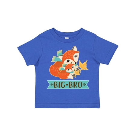 

Inktastic Brother Big Bro Woodland Fox Gift Toddler Boy Girl T-Shirt