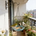 thumbnail image 6 of Hanging Bird Baths for Outdoors - 7.8Inch Small Birdbaths Outdoor, Ideal for Wild Birds and Outdoor Yard, Patio Décor - Sky Blue, 6 of 6