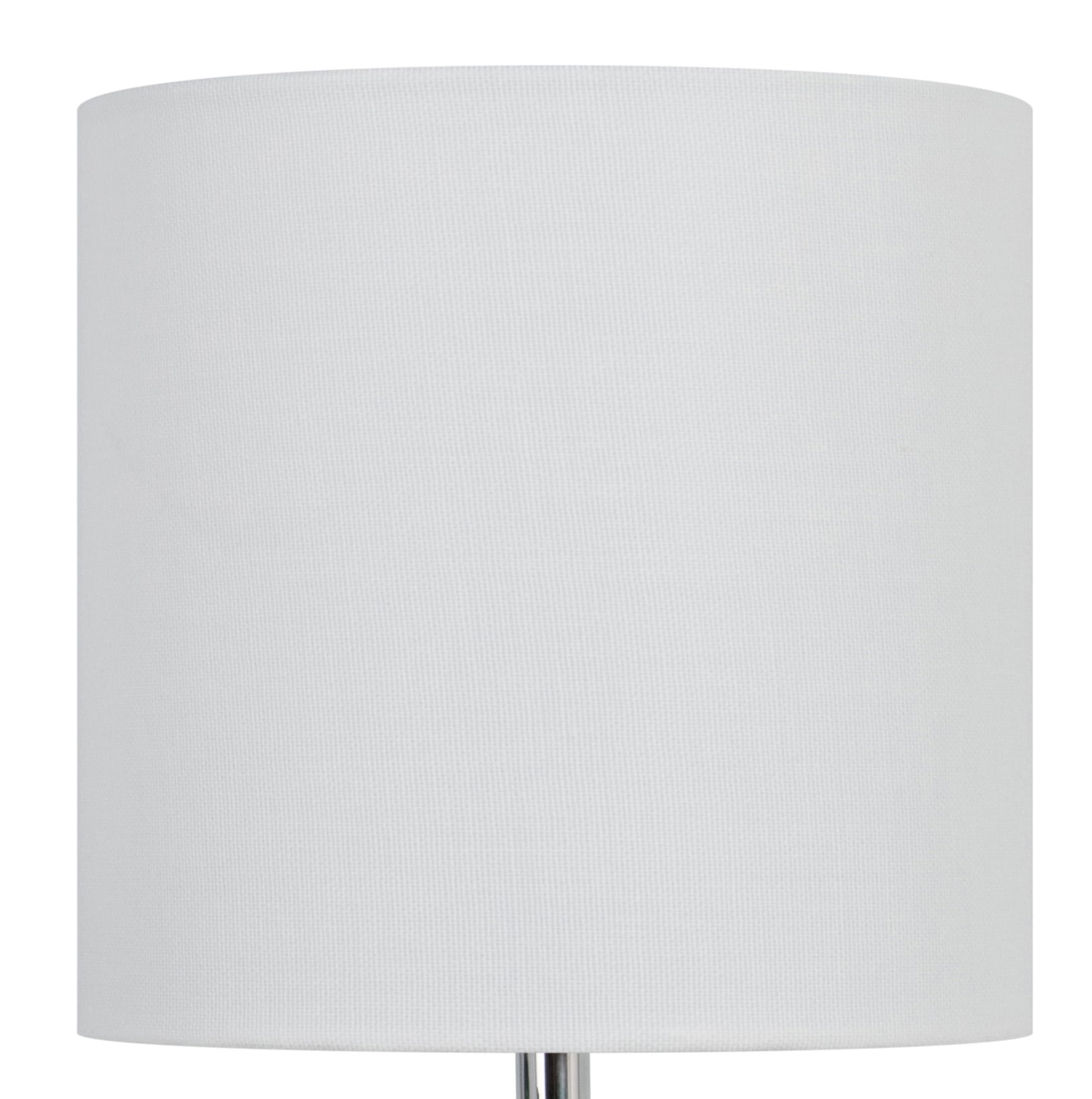 Mainstays Green Glass Table Lamp with White Linen Shade, 12.75 Inch