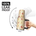 thumbnail image 3 of 40oz Pioneer Flower Floral Print Pattern Insulated Tumbler with Handle, BPA-Free Leak Proof Lid and Straws, Double Wall Vacuum, Hot 12h/Cold 34h, 3 of 6