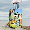 thumbnail image 3 of Lsque Bluey Printed Luggage Cover, Travel Luggage Protector,Scratch and Dirt Resistant, Fits 18-32 Inch Luggage - Small, 3 of 9