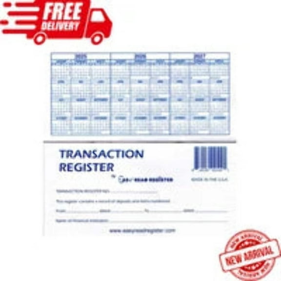Checkbook Transaction Register 2025-2027 [02109]