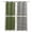 Green, variant on Yellow Kitchen Curtains Modern Painting Farmhouse Striped Abstract Art Cafe Short Curtains for Bathroom Blackout Window Curtain Small Window Treatment Drapes for Bedroom Living Room 27.5"x39"x2