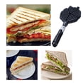 thumbnail image 2 of AOOOWER Waffle Pan Waffle Maker Non-stick Cake Bakeware Flower Shaped Kitchen DIY Dessert Cooking Pan Aluminum Alloy Material, 2 of 13