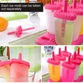 thumbnail image 1 of Popsicle Ice Pop Maker Molds 6 Pack Green BPA Free Ice Popsicles Mold Ice Pops, 1 of 8