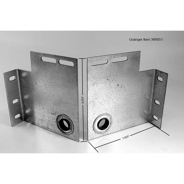 American Garage Door Supply B1 Bf600 Bearing End Plate 11 Ga 6 In