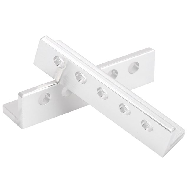Sonew Outils Matériels,310300050048 1paire 5 Trous Aluminium Lsupport de Poutre en Forme de pour Robot Tetrixrobotics, Support en Forme de L
