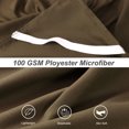 thumbnail image 4 of PiccoCasa Bed Skirt Double Brushed Microfiber with Dust Ruffle, King Dark Brown, 4 of 8
