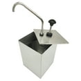 thumbnail image 4 of INTBUYING 1 Bucket Sauce Dispenser Pump Squeeze Condiment Dispenser Stainless Steel 2.5L, 4 of 11