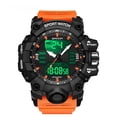 thumbnail image 4 of Reloj despertador fotoeléctrico de luz verde, reloj multifuncional para hombre, reloj de moda coreano impermeable y transparente a prueba de golpes, 4 of 4