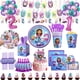 thumbnail image 3 of Cajas de dulces para casa de muñecas Gabby, suministros para fiesta de cumpleaños, decoraciones para pasteles, platos, tazas, pancarta, globos, recuerdo de Baby Shower para niñas, 3 of 4