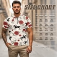 thumbnail image 7 of Binienty Equestrian Rose His and Hers Matching Golf Outfit Set Quick Dry 1/4 Zip Men's Short Sleeve Shirt & Women's Skort, Summer Athletic Wear for Golf, Tennis, Pickleball, 7 of 7