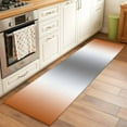 thumbnail image 3 of Orange Grey Kitchen Runner Rug 2x6 Washable Runners for Hallway Non Slip Gray Farmhouse Modern Rustic Large Area Rug Indoor Floor Carpet for Bathroom Laundry Entryway Bedroom Living Room, 3 of 8