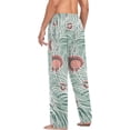 thumbnail image 6 of Summer Palm Leaf Ghost Pajama Pants, Men's Lounge Pants Light with Drawstring and Pockets, Christmas New Year Birthday Father's Day Gifts, X-Large, 6 of 7