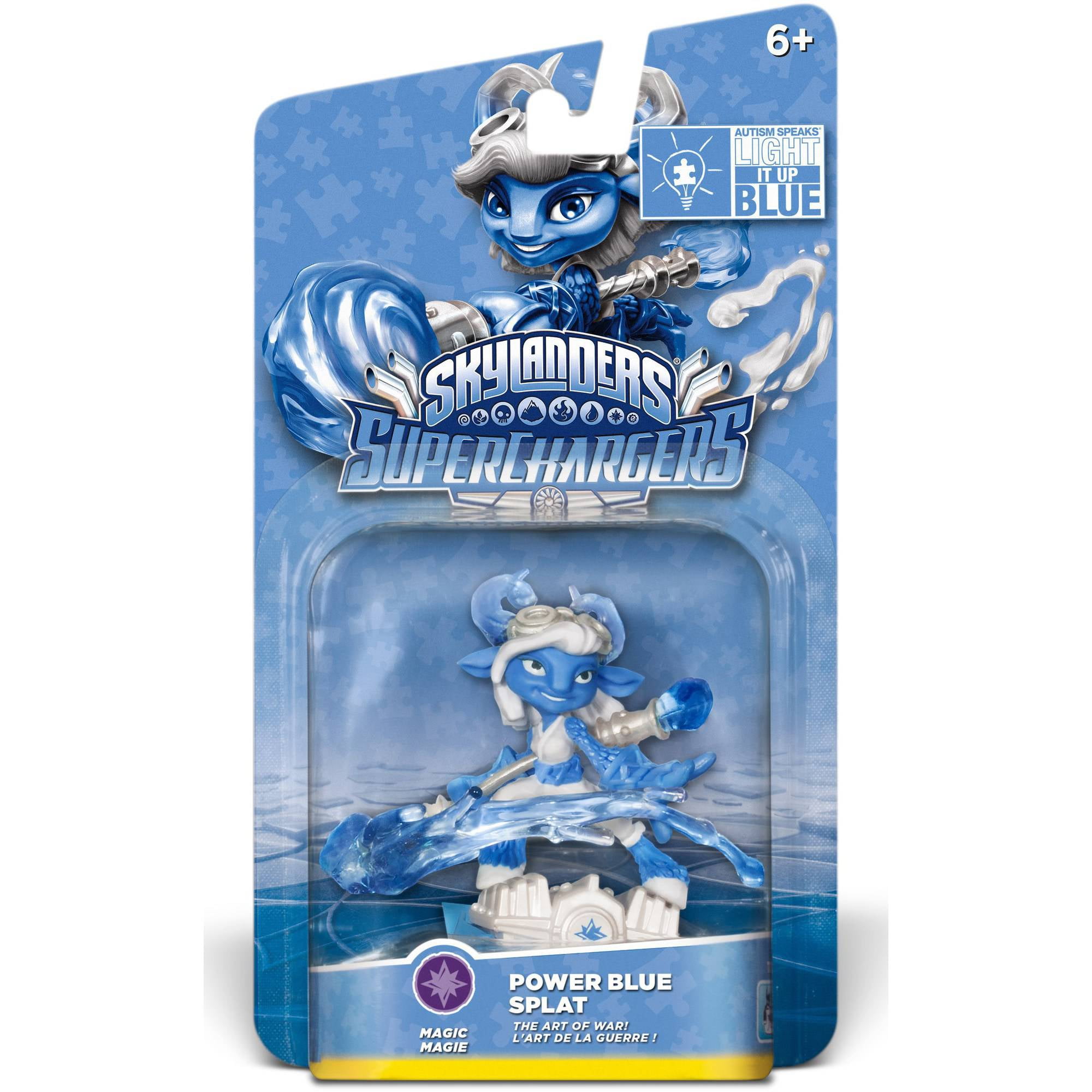 Skylanders Superchargers Power Blue Driver Blue Splat Character Pack