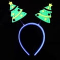 thumbnail image 4 of Fluorescent Hairband For Nighttime Event Soft Elastic Noctilucence Hairhoop for Christmas Party Gathering, 4 of 9