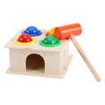 thumbnail image 1 of Spptty Knock, Novel Kids Hammering Game Wooden Ball Hammer Box Children Early Learning Educational Toy, Intellectual Developmental Toy, 1 of 7