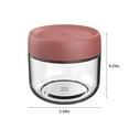 thumbnail image 2 of EGNMCR Kitchen Gadgets, Overnight Oatmeal Jars With Sealing Lids,280ml Mason Jars,Glass Yoghurt Jars Sealed Leak Proof Glass Food Storage Containers For Oats Flour Cereals Biscuits airtight canister, 2 of 6